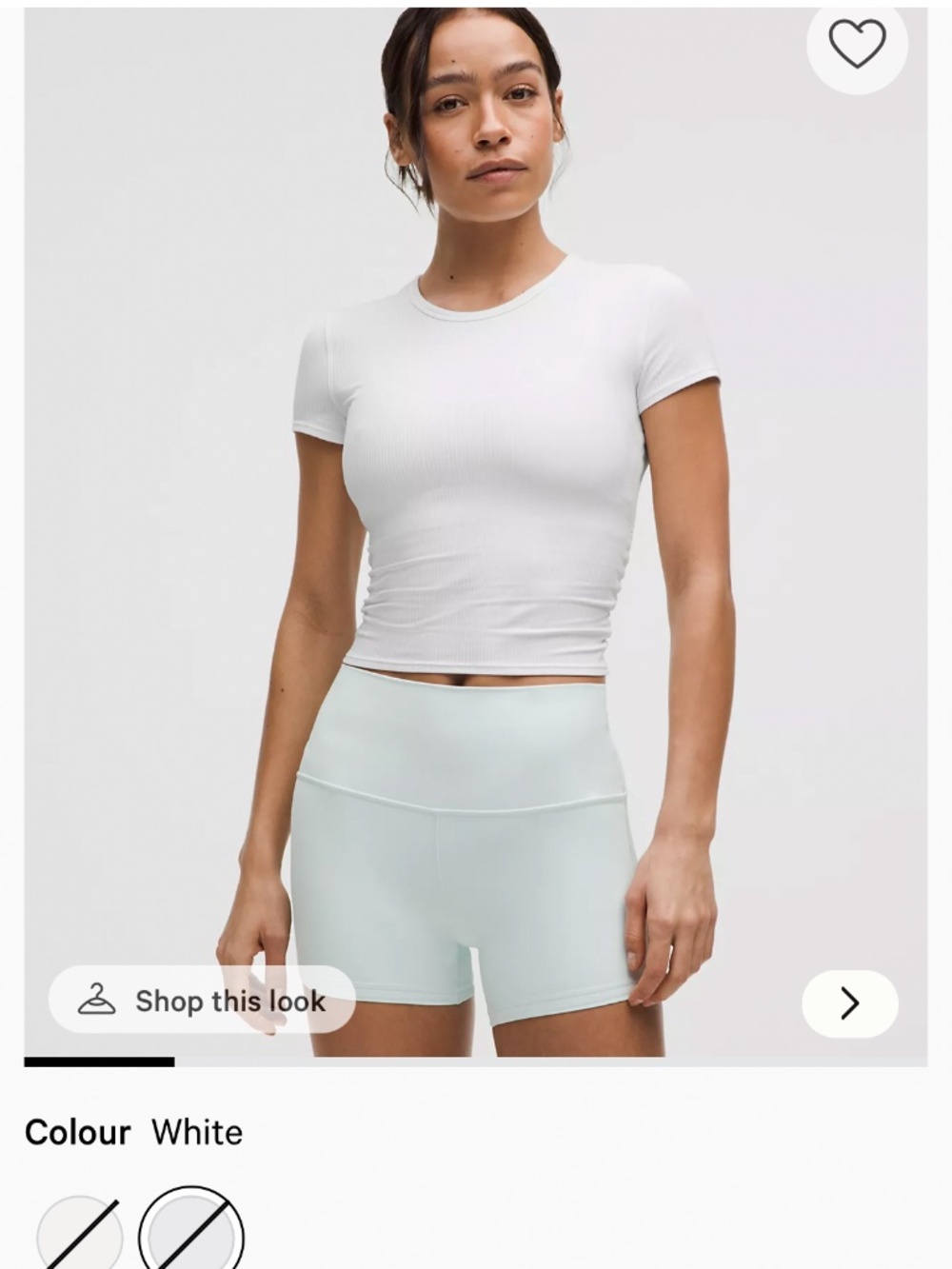 Lululemon All It Takes Back-Twist Ribbed Short-Sleeve Shirt